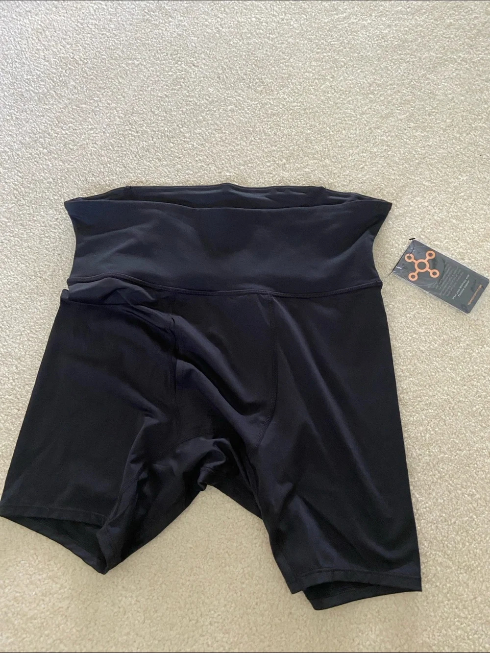 Men's Black High-Waist Compression Boxer Briefs